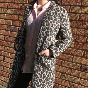 Leopard Print Coat